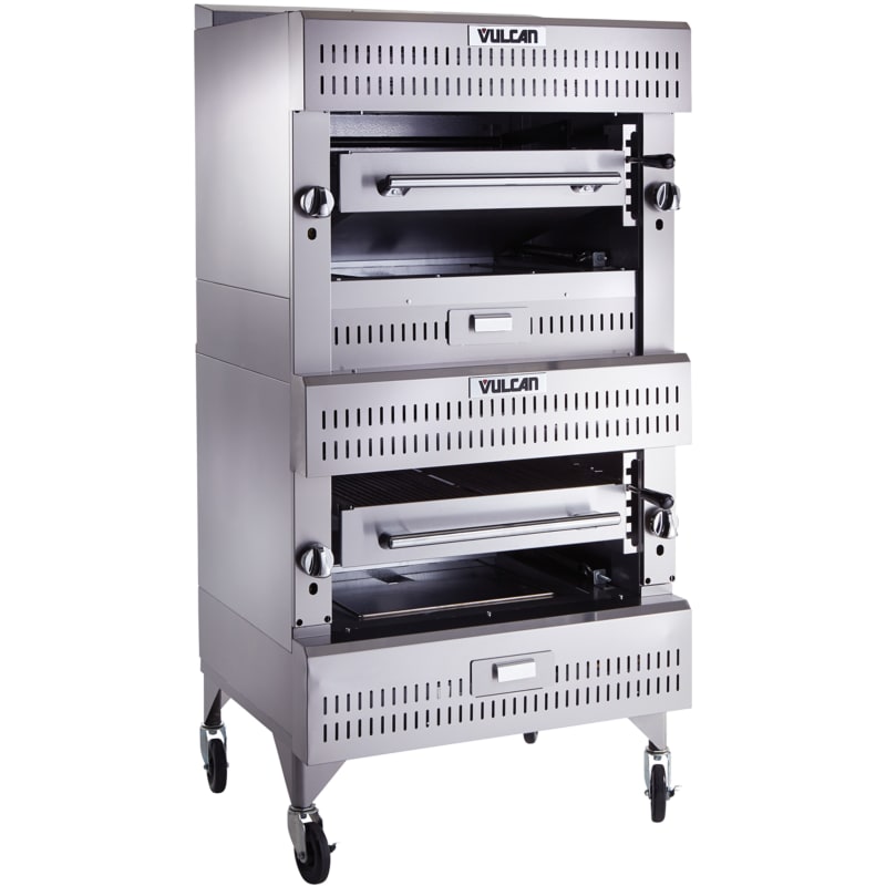 Vulcan VBI2 36" Double-Deck Upright Ceramic-Over-Infrared Broiler, Natural Gas