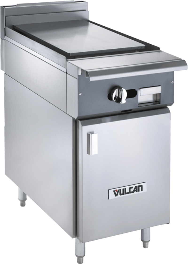 Vulcan V1P18 18" Heavy-Duty Modular Range with Plancha Top, LP Gas