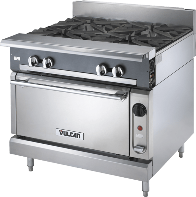 Vulcan V6B36C 36" Heavy-Duty Range with (6) Burners and Convection Oven, Natural Gas