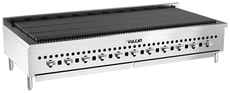 Vulcan VCCB60 60" Low Profile Countertop Charbroiler, LP Gas