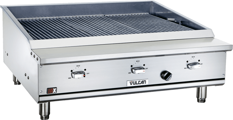Vulcan VTEC36 36" Infrared Countertop Charbroiler, LP Gas