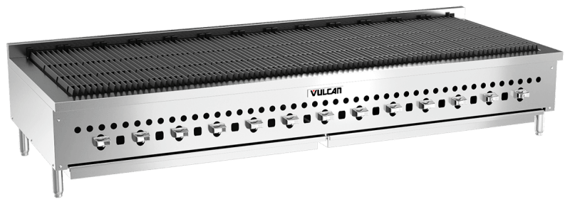 Vulcan VCCB72 72" Low Profile Countertop Charbroiler, Natural Gas
