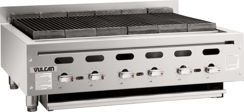 Vulcan VACB36 36" Heavy-Duty Countertop Charbroiler, LP Gas