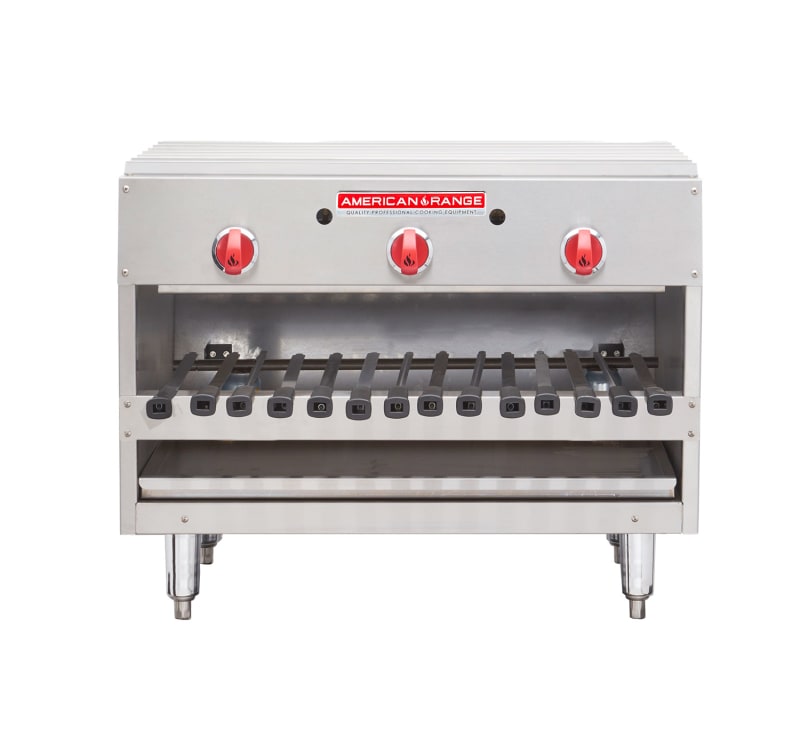 American Range AROB-36 36" Infrared Brazil Salamander Broiler with (3) Burners, LP Gas