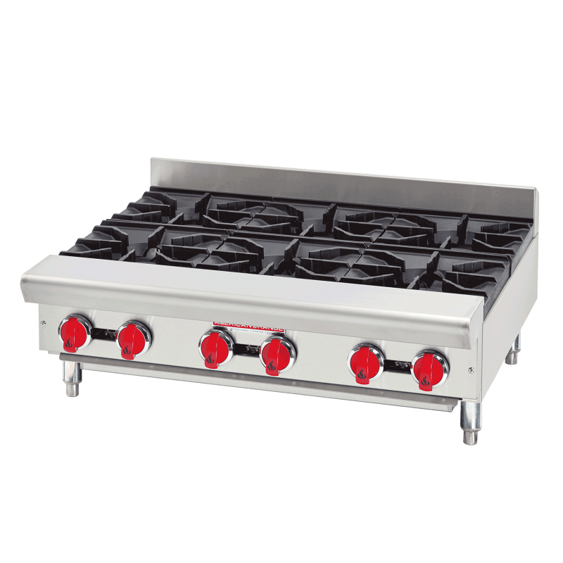American Range ARSHP-36-6 36" Countertop Range with (6) Burners, LP Gas