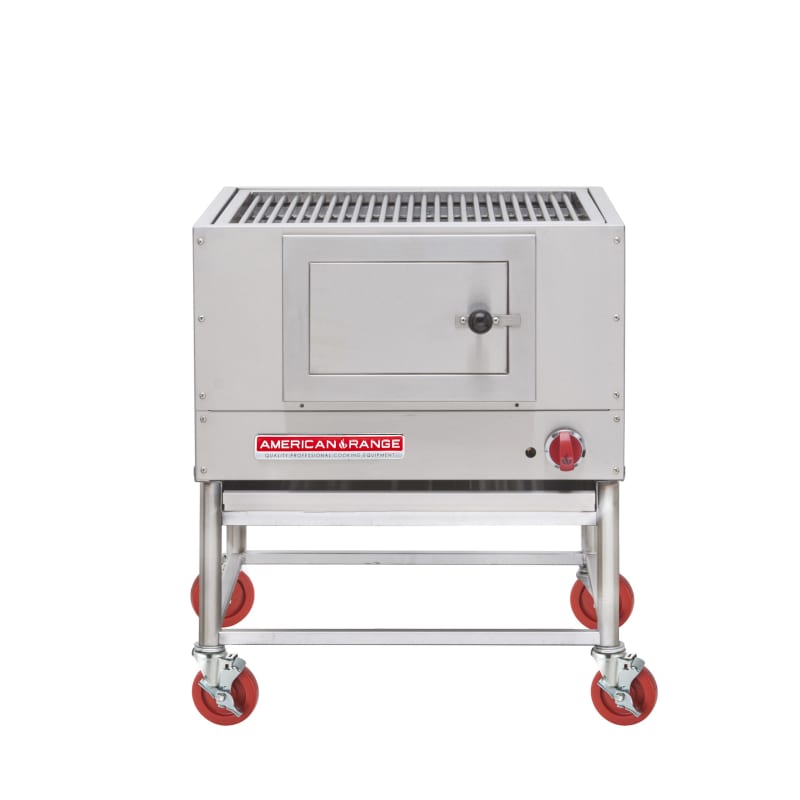 American Range AMSQ-60 60" Wood Burning Charbroiler, Natural Gas