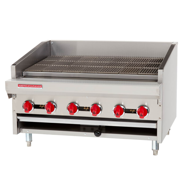 American Range ADJ-60 60" Adjustable Countertop Charbroiler, LP Gas