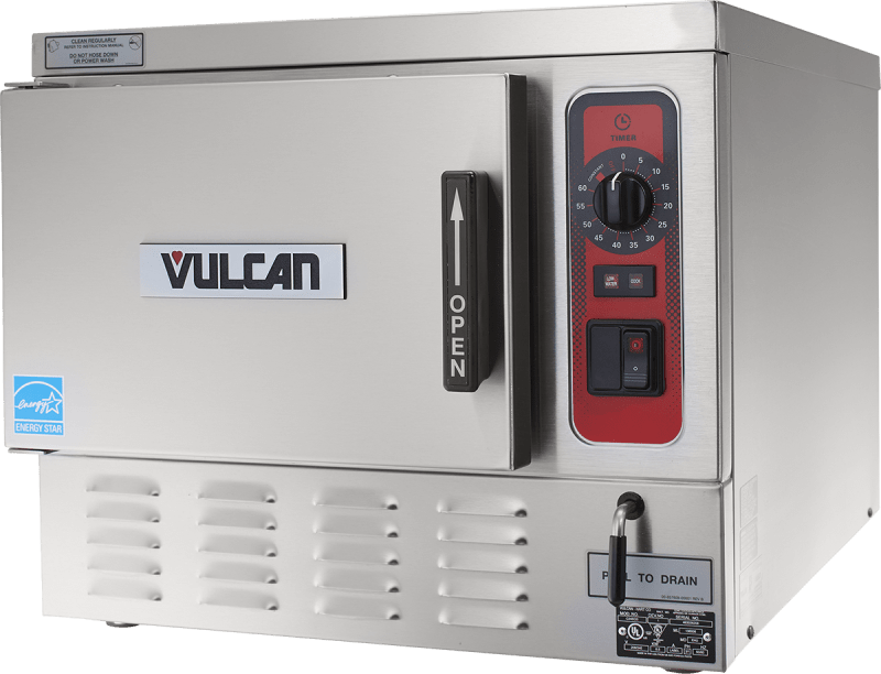 Vulcan C24EO3 3-Pan Countertop Steamer, 208V, Single Phase