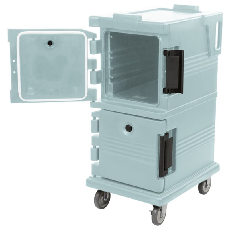 Cambro UPC600401 Ultra Camcart® 2-Compartment Insulated Food Pan Carrier, 8-Pan Capacity, Slate Blue