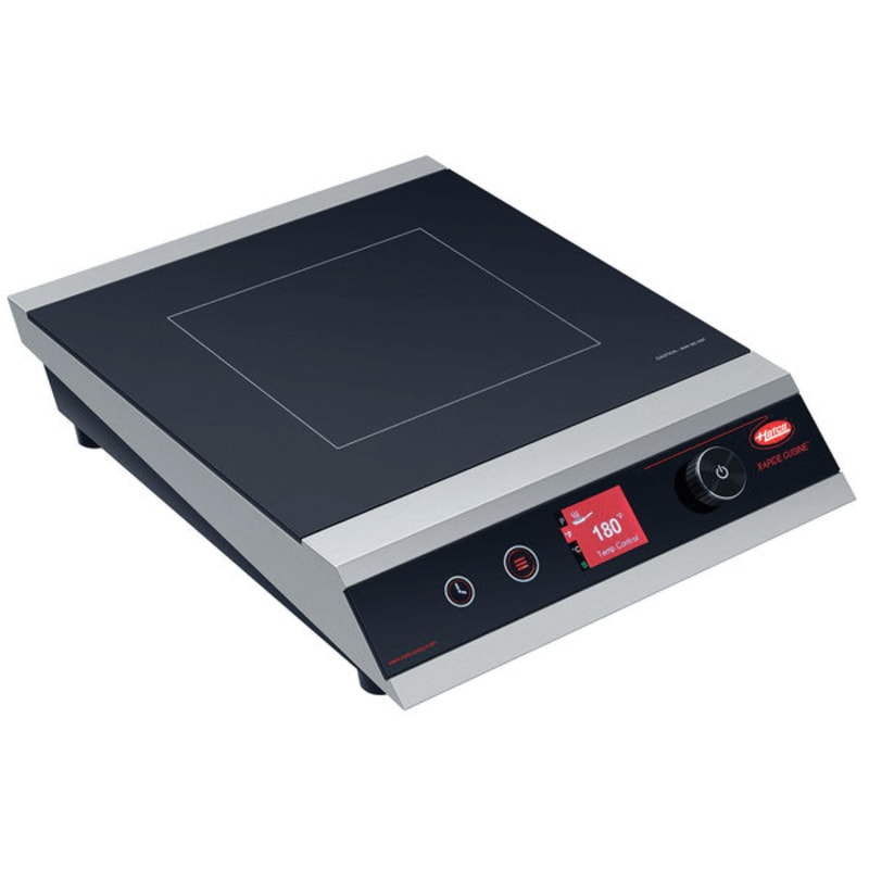 Hatco IRNG-PC1-14 Rapide Cuisine® Stainless Steel / Black Countertop Induction Range / Cooker