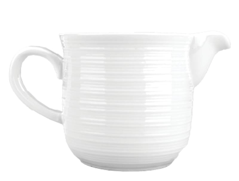 International Tableware MZ-101 Marzano Porcelain BW Creamer 4-7/8" (6oz)