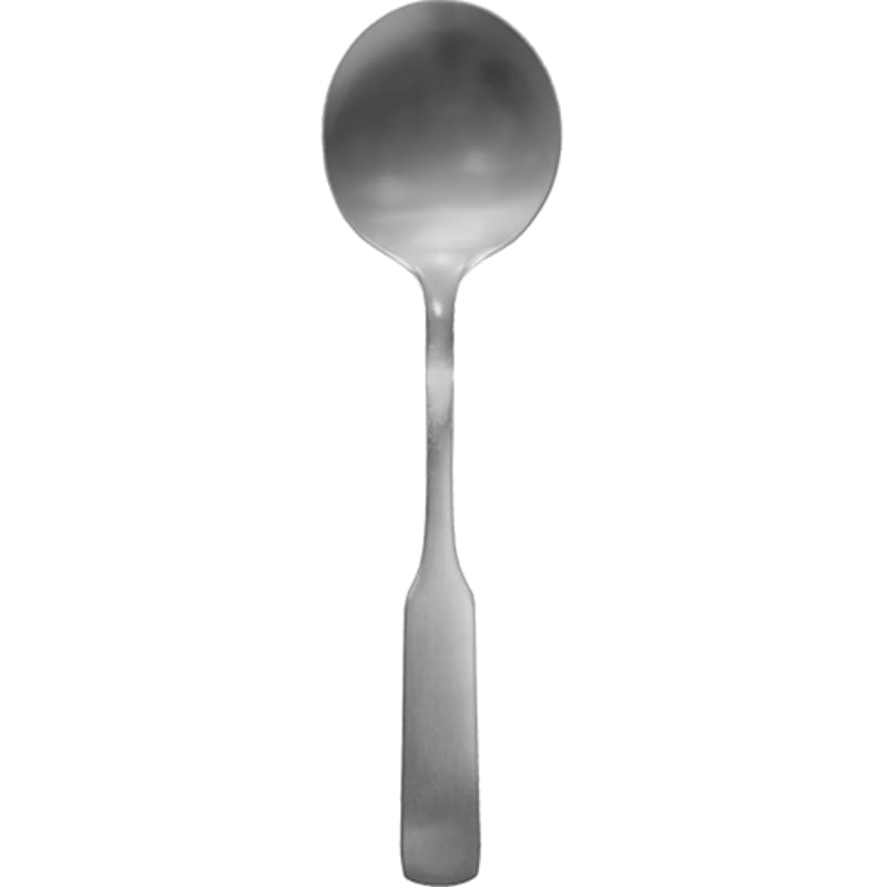 International Tableware MN-113 Manchester 18/0 SS Satin Finish BouiIlon Spoon 6"