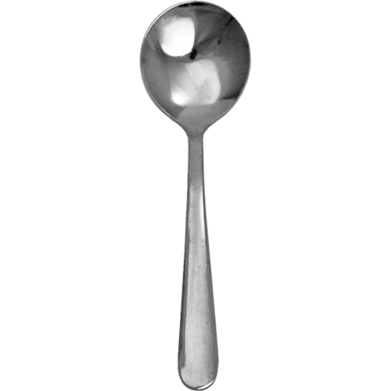 International Tableware WIM-113 Windsor Medium 18/0 Stainless Bouillon Spoon 5-3/4"