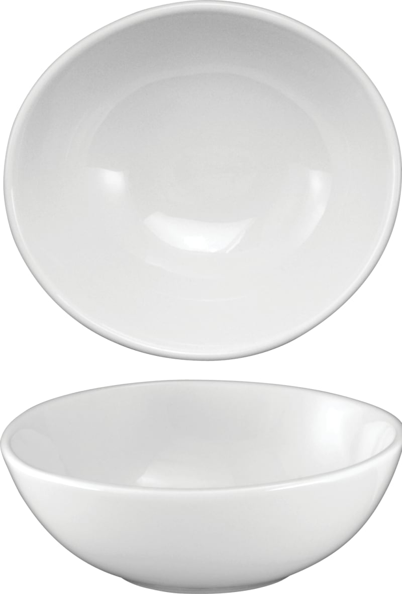 International Tableware TN-205 Torino Porcelain EW Ellipse Bowl (11oz)