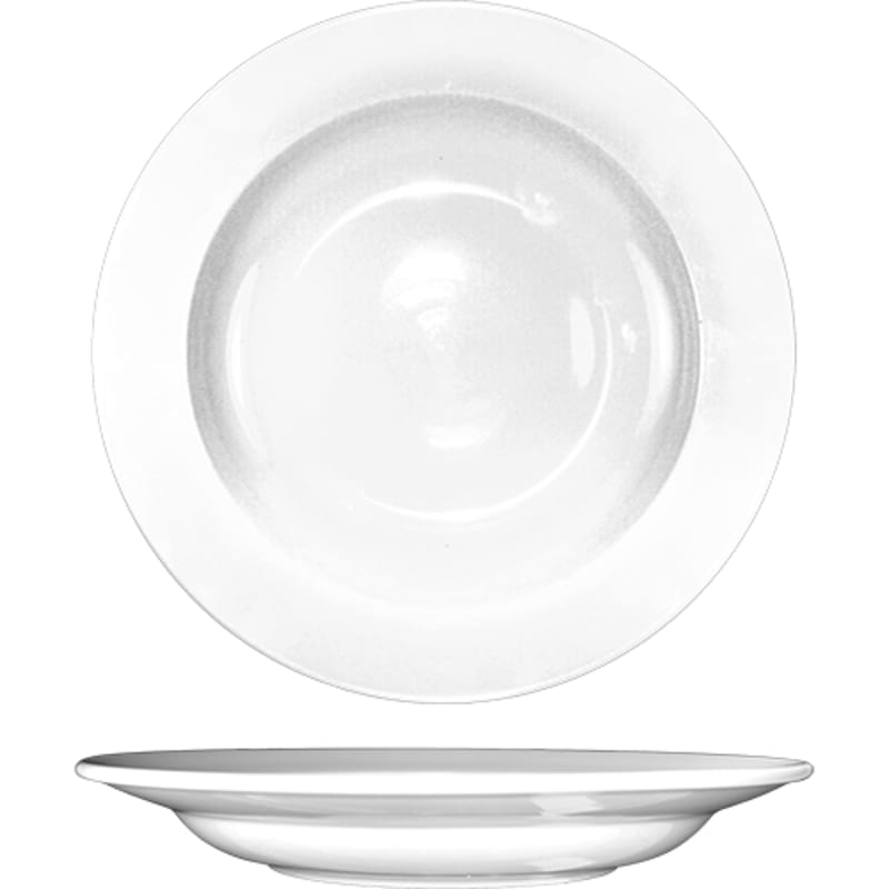 International Tableware DO-115 Dover Porcelain EW Pasta Bowl 11-1/2" (16oz)