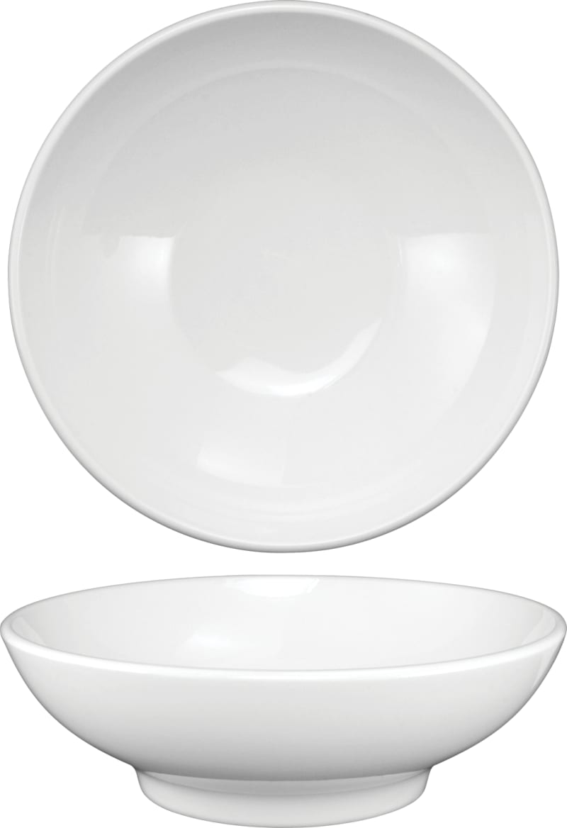 International Tableware TN-210 Torino Porcelain EW Coupe Bowl (60oz)