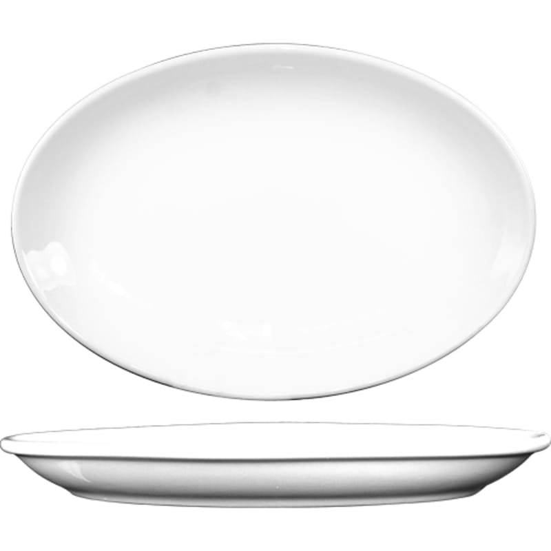 International Tableware DO-12 Dover Porcelain EW Platter 10-1/4" x 8"