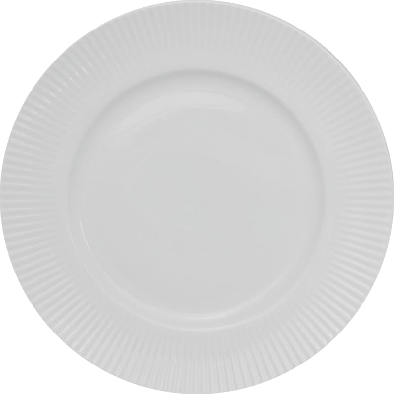 International Tableware SB-6 Sunburst Porcelain BW 1-1/2" Regular Rim Plate 6-1/2"