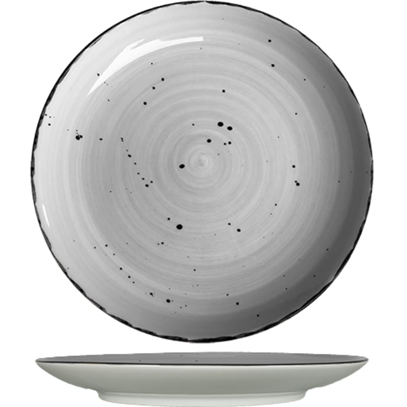 International Tableware RT-8-ST Rotana Stoneware Stone Plate 9"