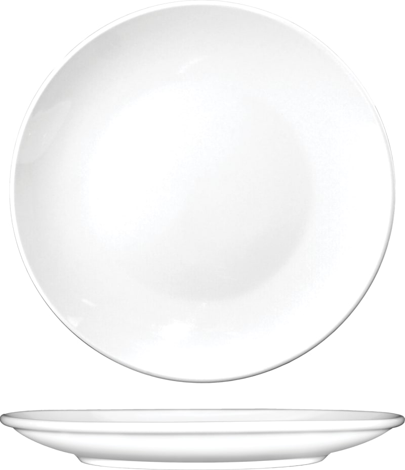 International Tableware TN-16 Torino Porcelain EW Coupe Plate 10"