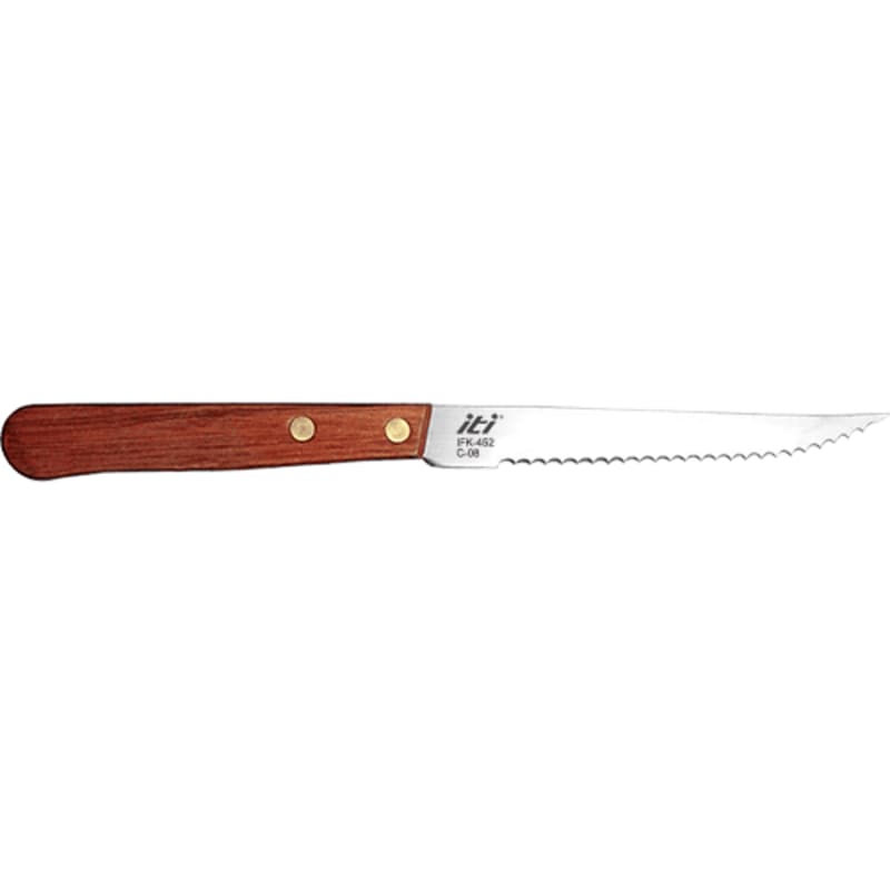 International Tableware IFK-452 Steak Knife with Rosewood Handle 8-1/2"