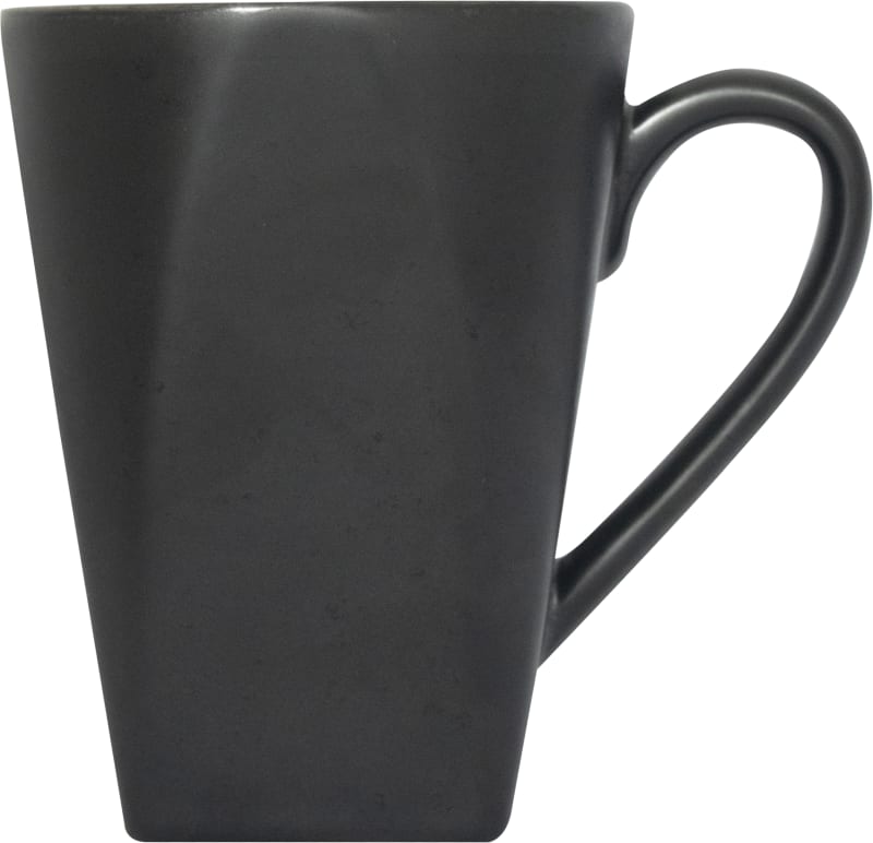 International Tableware AL-38-CS Alloy Stoneware Carbon Black Mug (9oz)