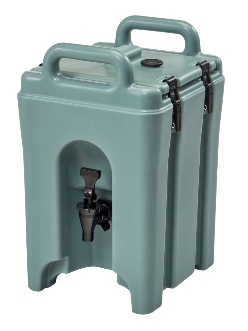 Cambro 100LCD401 Camtainer Insulated Beverage Dispenser, 1 Gallon Capacity, Slate Blue
