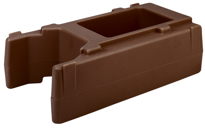 Cambro R500LCD131 Riser, Fits 250/500 Series Camtainers and Ultra Camtainers, Dark Brown