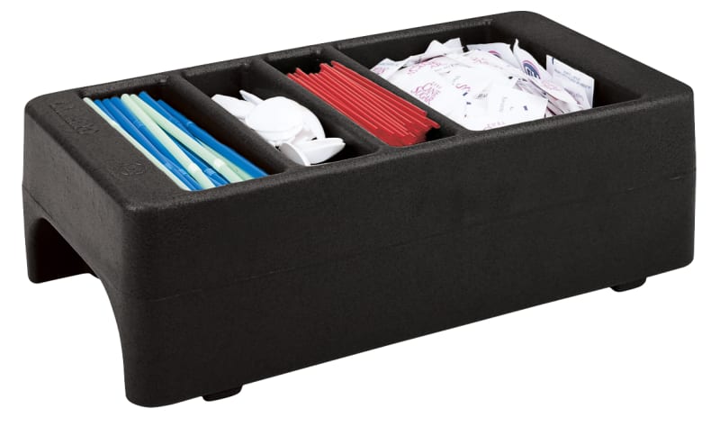Cambro LCDCH110 Condiment Holder, Fits 250/500 Series Camtainers and Ultra Camtainers, Black