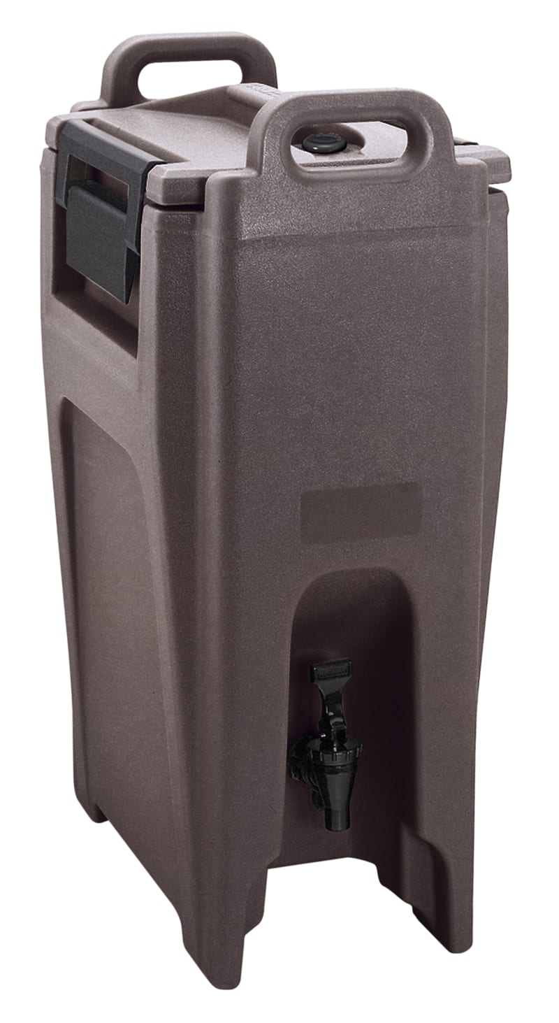 Cambro UC500194 Ultra Camtainer Insulated Beverage Dispenser, 5 Gallon Capacity, Granite Sand