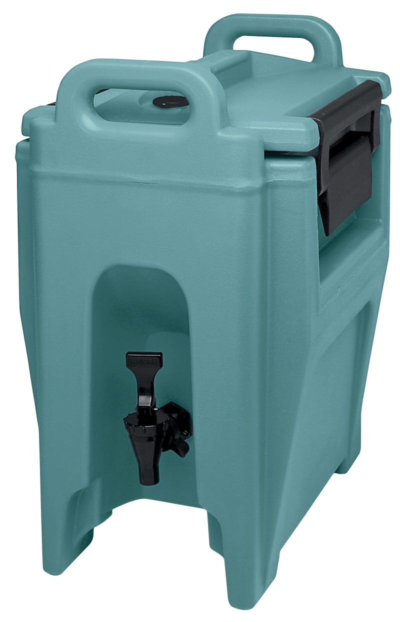 Cambro UC250401 Ultra Camtainer Insulated Beverage Dispenser, 2.5 Gallon Capacity, Slate Blue