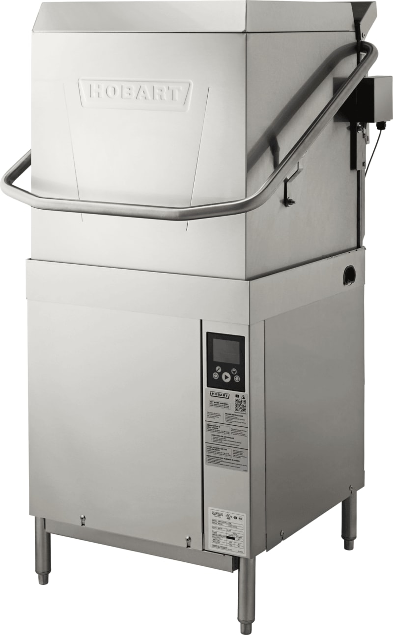 Hobart AM16VL-BAS-2 High Temp Ventless Door Type Dishwasher w/ Internal Condensing System