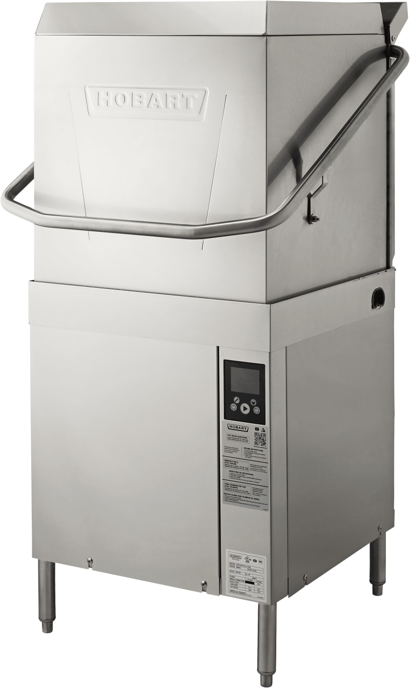 Hobart AM16-BAS-2 High Temp Door Type Dishwasher w/ Sense-A-Temp Booster