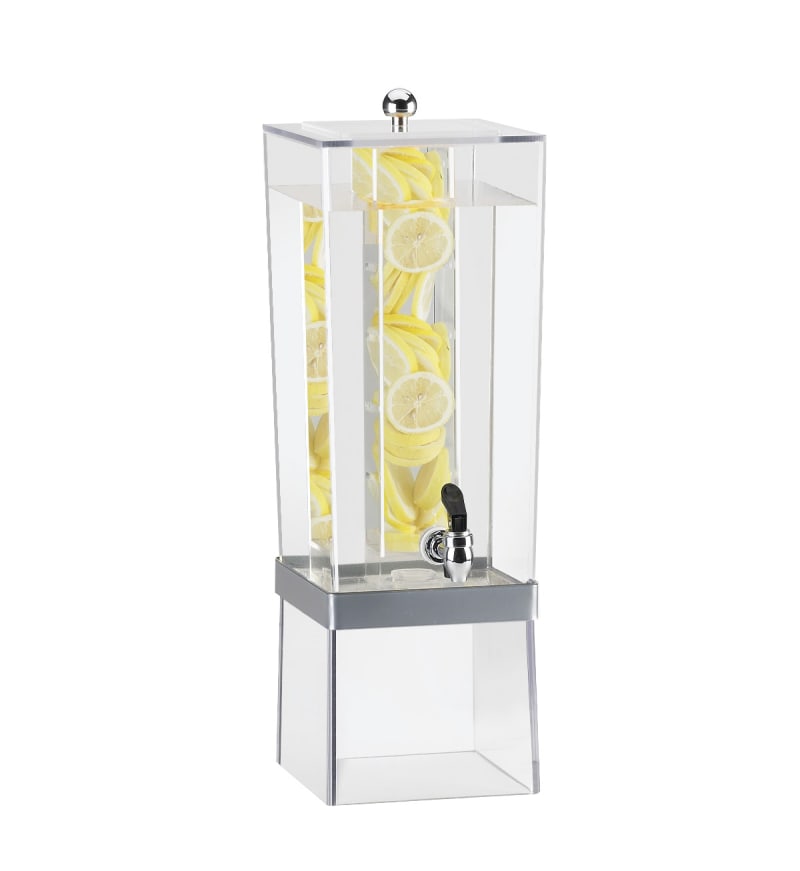 Cal-Mil 2016INF-74 3 Gallon Silver Econo Beverage Dispenser With Infusion Chamber