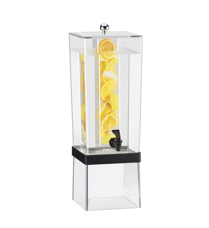 Cal-Mil 2016INF-13 3 Gallon Silver Econo Beverage Dispenser With Infusion Chamber