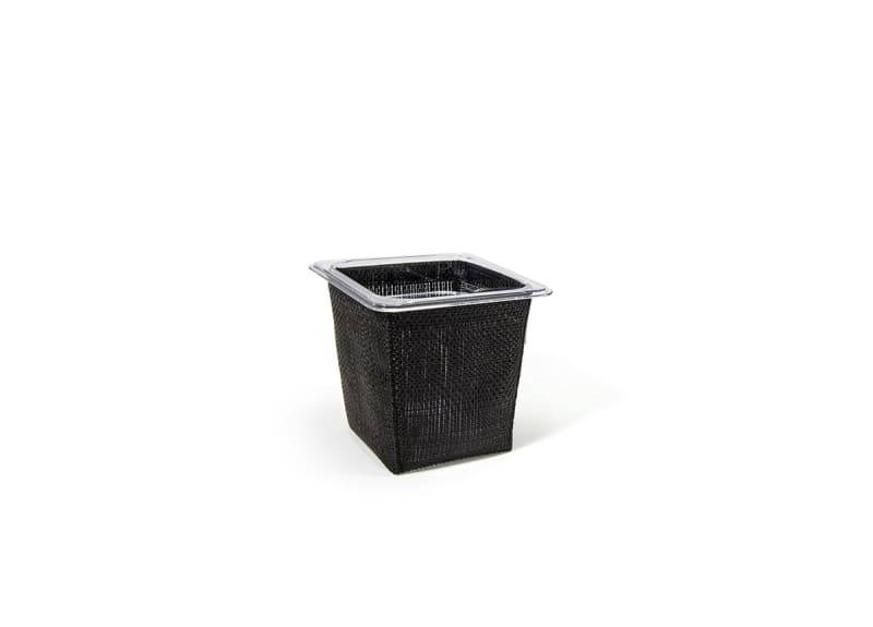 Front of the House BHO134BKV21 Metroweave Flatware Divider Set - Random Weave Black
