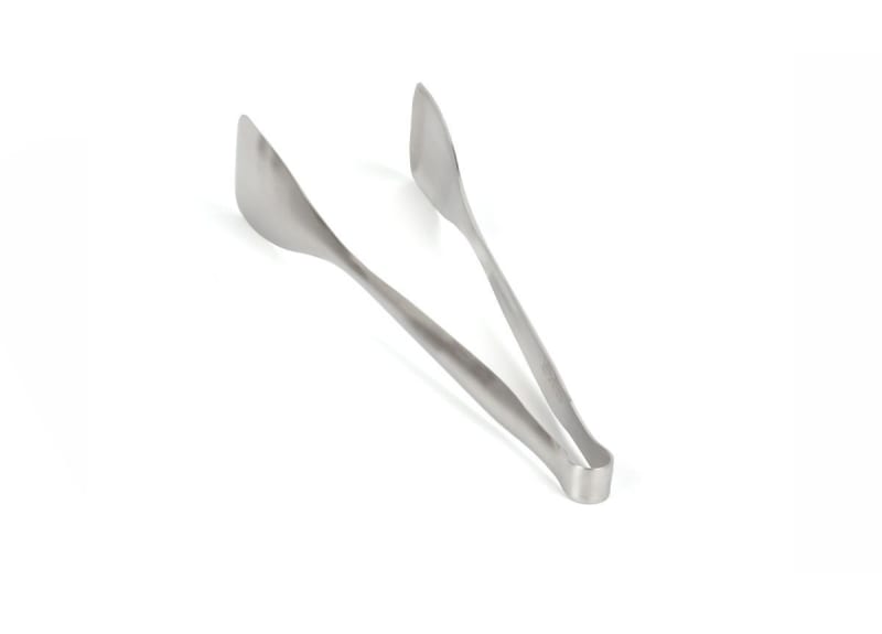 Front of the House BUT024BSS22 12" Brushed Stainless Tongs - Silver
