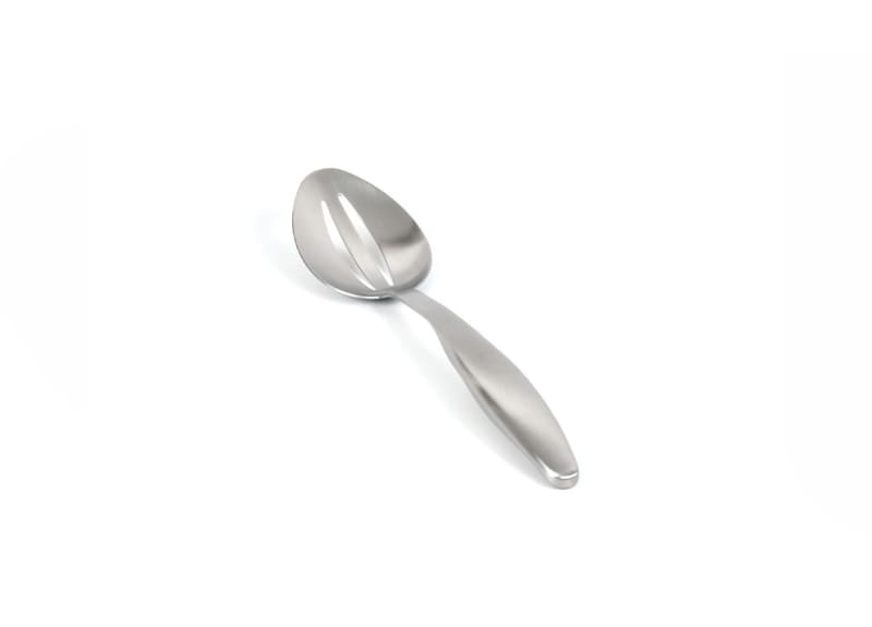 Front of the House BUT037BSS23 10.25" Brushed Stainless Slotted Spoon - Silver