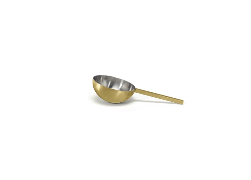 Front of the House BUT032GOS23 6" Brushed Stainless Scoop - Matte Brass