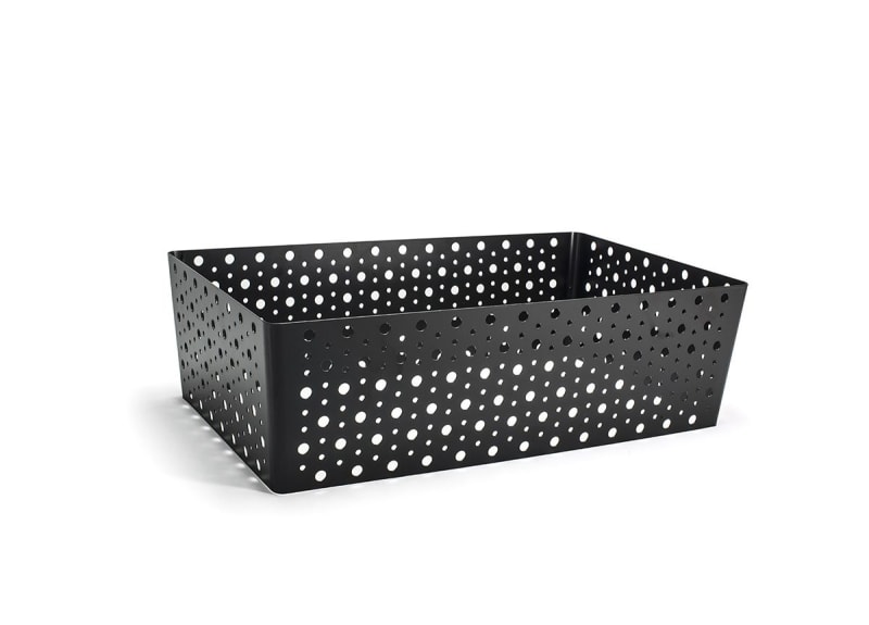 Front of the House BHO065BKI20 Full Size Dots Housing - Deep - Matte Black