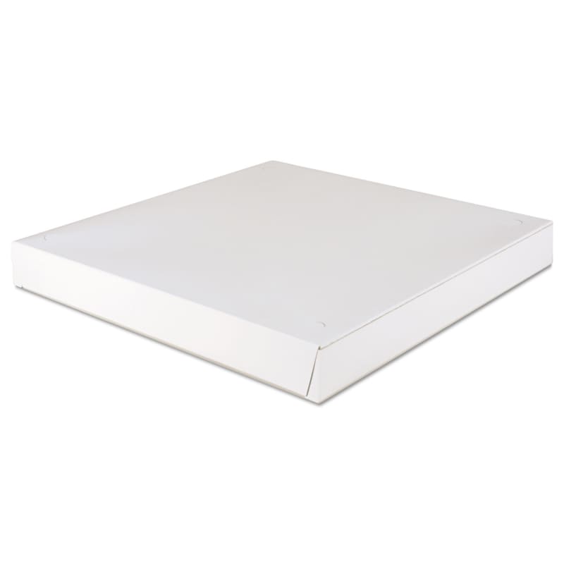 SCT 1450 Lock-Corner Pizza Boxes, 16 X 16 X 1.88, White, Paper, 100/Carton