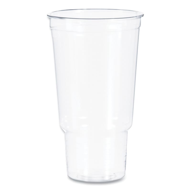 Dart 32AC Ultra Clear Pedestal Pet Cups, 32 Oz, Clear, 25/Bag, 20 Bags/Carton