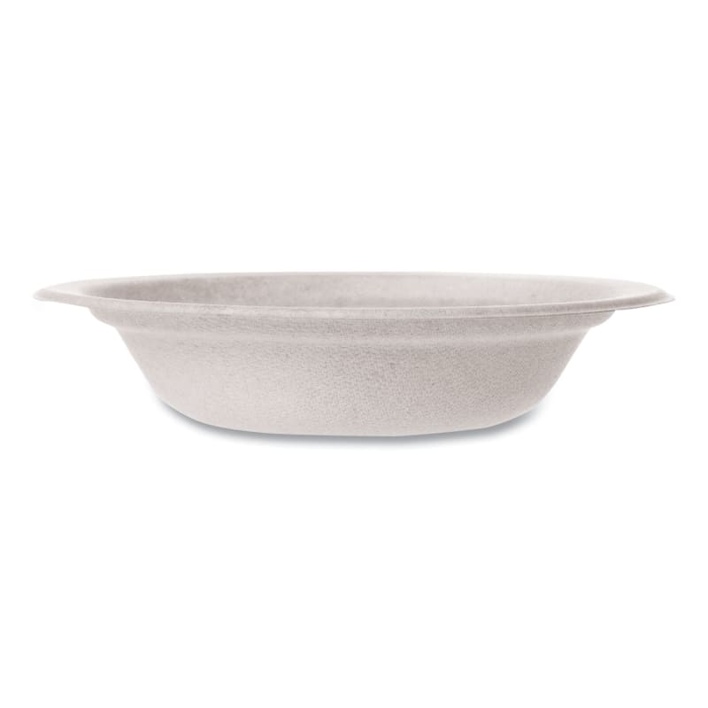 Vegware WH-12B Nourish Molded Fiber Tableware, Compostable, Bowl, 12 Oz, White, 1,000/Carton