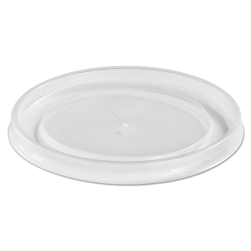 Chinet 89112 Plastic High Heat Vented Lid, Fits 16-32 Oz, White, 50/Bag, 10/Bags Carton