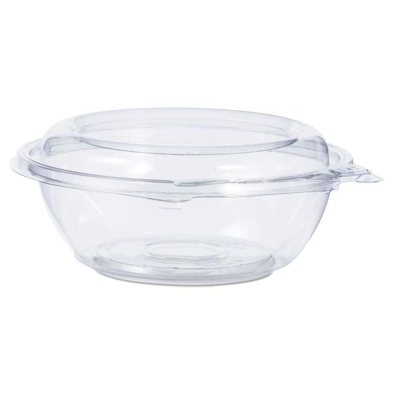Dart CTR8BD Tamper-Resistant, Tamper-Evident Bowls With Dome Lid, 8 Oz, 5.5" Diameter X 2.1"H, Clear, Plastic, 240/Carton