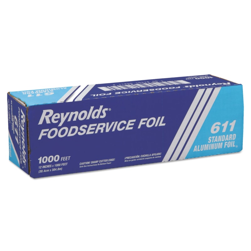 Reynolds Wrap 611 Standard Aluminum Foil Roll, 12" X 1,000 Ft