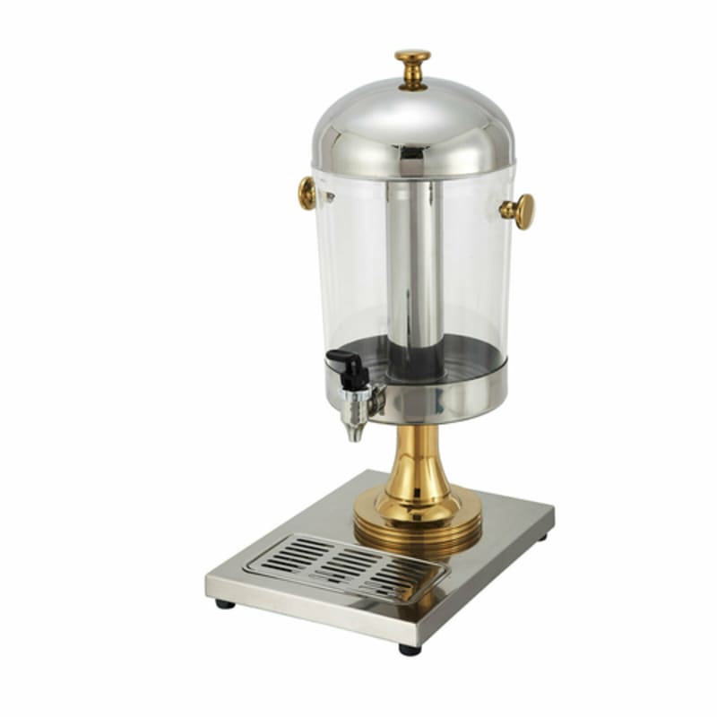 Winco 901 2-1/5 gal Single Beverage Dispenser w/ Ice Chamber, Non-Insulated