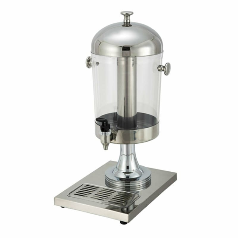 Winco 901 2-1/5 gal Single Beverage Dispenser w/ Ice Chamber, Non-Insulated