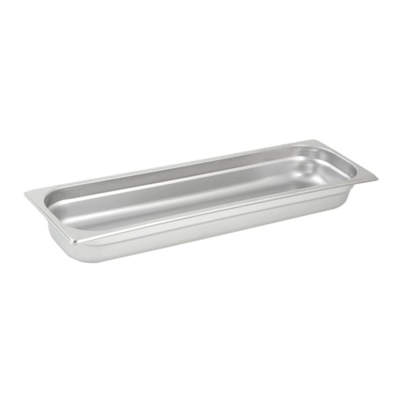 Winco SPJH-2HL 1/2 Size Long Steam Table Pan, 2-1/2" Deep, 22 ga.