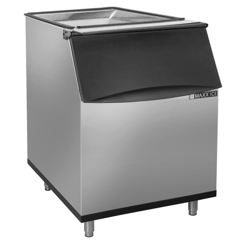 Maxx Ice MIB470N Storage Bin, 30"W, 470 lbs Storage Capacity, in Stainless Steel